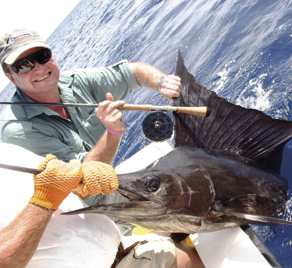 Segelfische fängt man mit 10-er oder 11-er Fliegenruten